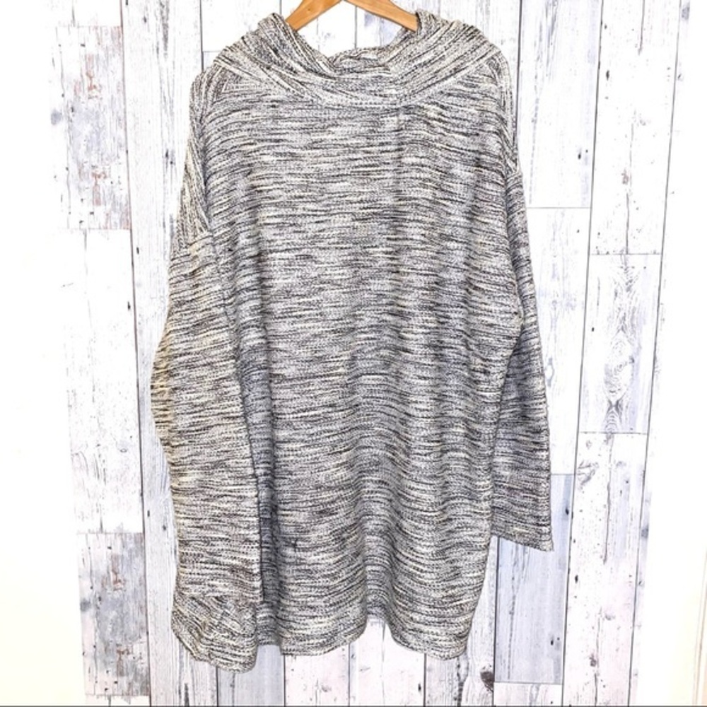 AVA + LIV 3X cowl neck knit sweater tunic
